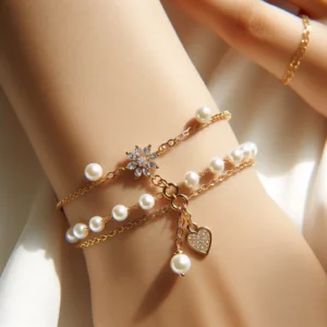 Golden Pearl Bracelet