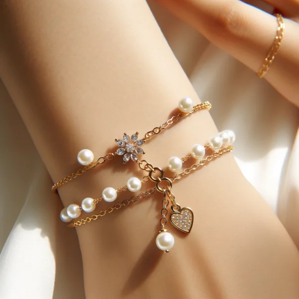 Golden Pearl Bracelet